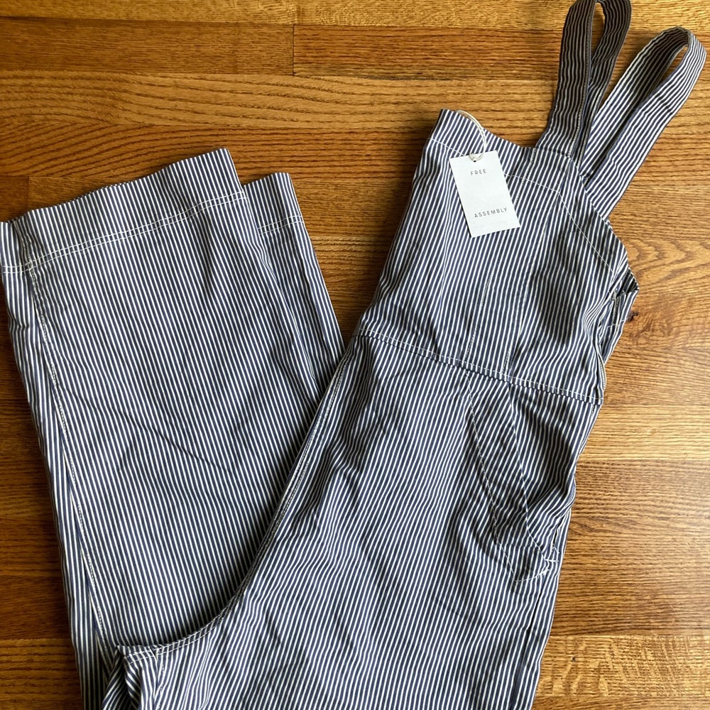 Free Assembly Striped Coveralls